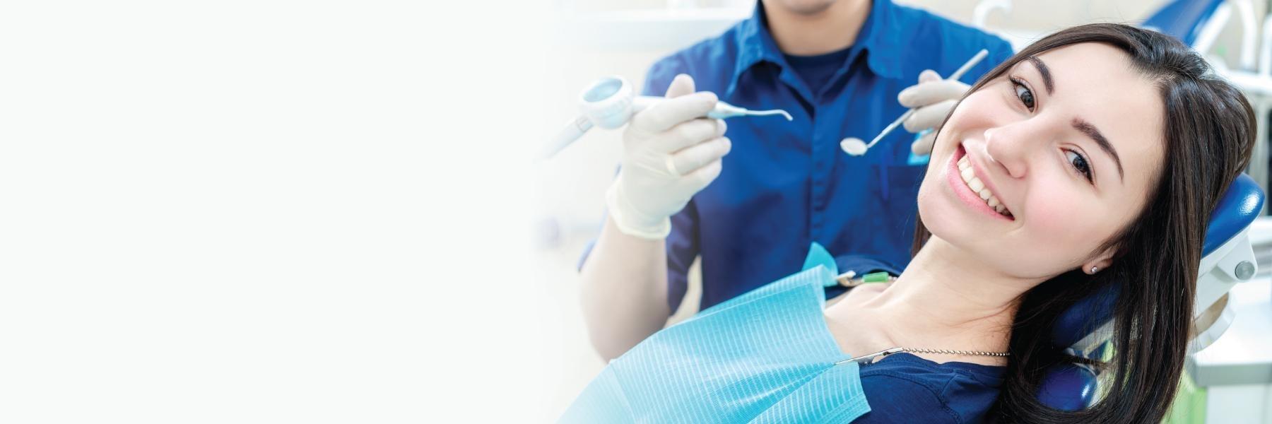 woman smiling after a tooth extraction in West Perth, WA