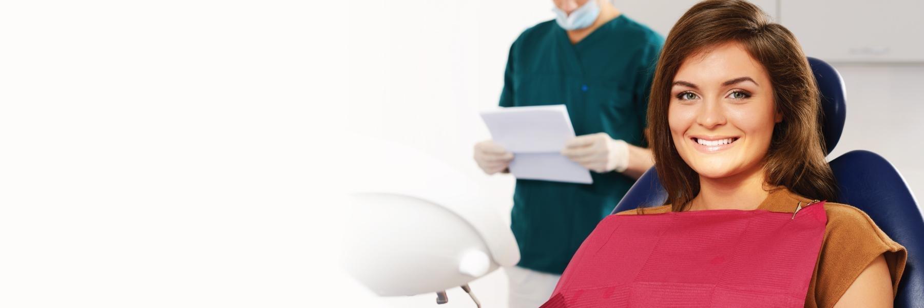 woman smiling after root canal treatment in West Perth, WA